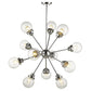 Portsmith 12-Light Polished Nickel Chandelier By Homeroots | Chandeliers | Modishstore - 3