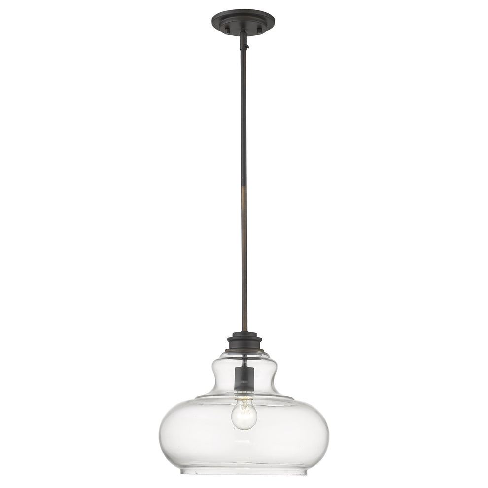 Torrel 1-Light Oil-Rubbed Bronze Pendant By Homeroots | Pendant Lamps | Modishstore - 3