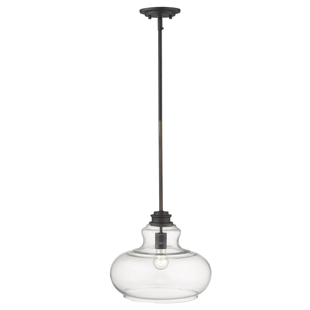 Torrel 1-Light Oil-Rubbed Bronze Pendant By Homeroots | Pendant Lamps | Modishstore - 4