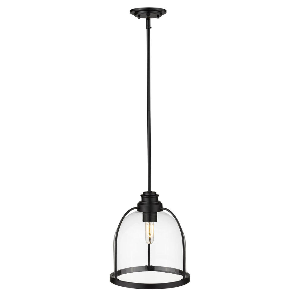 Stanton 1-Light Matte Black Pendant By Homeroots | Pendant Lamps | Modishstore - 9