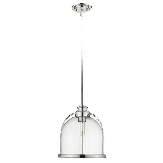 Stanton 1-Light Polished Nickel Pendant By Homeroots | Pendant Lamps | Modishstore