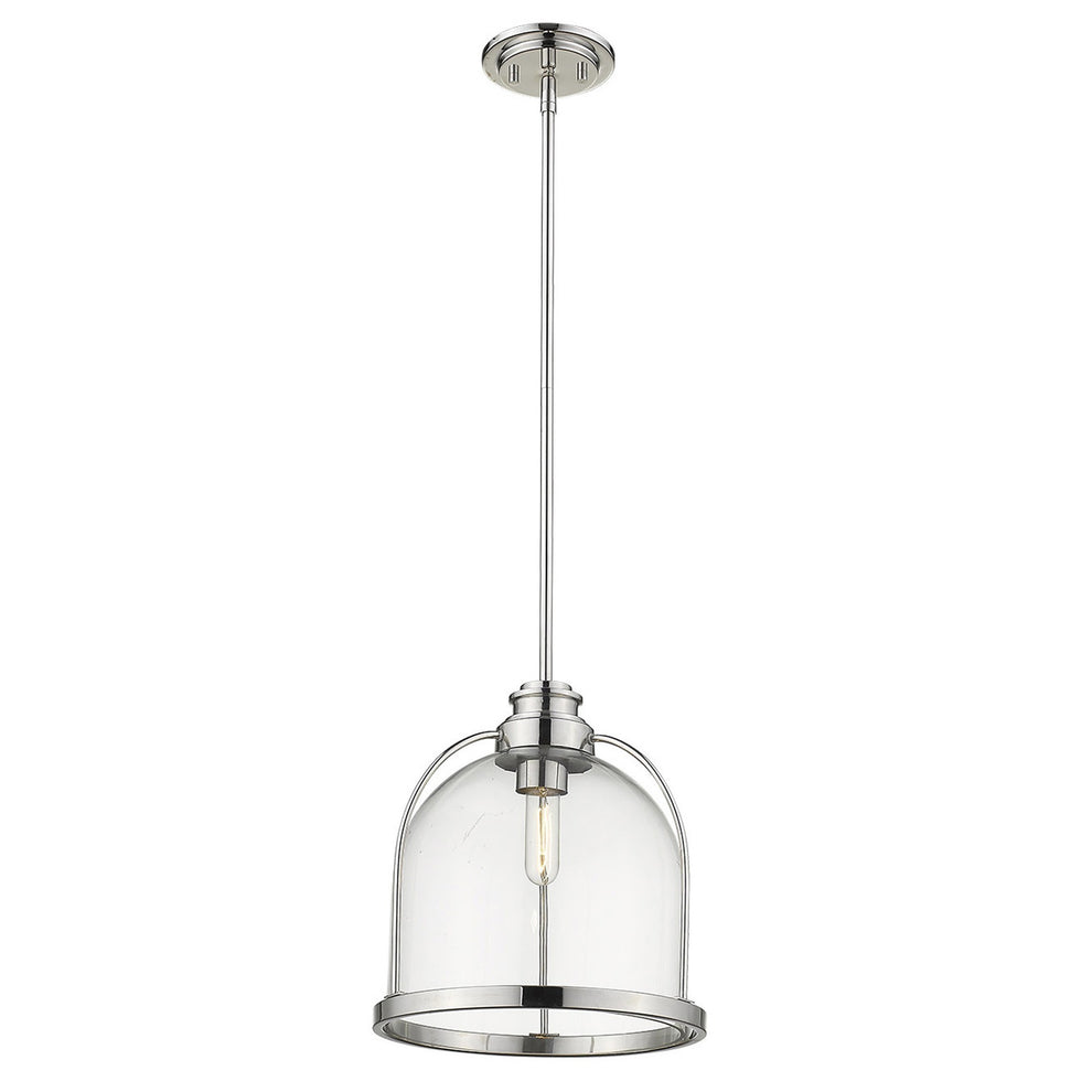 Stanton 1-Light Polished Nickel Pendant By Homeroots | Pendant Lamps | Modishstore - 3