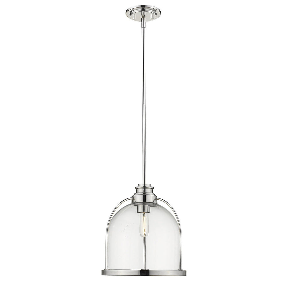 Stanton 1-Light Polished Nickel Pendant By Homeroots | Pendant Lamps | Modishstore - 4