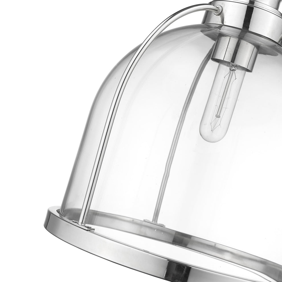 Stanton 1-Light Polished Nickel Pendant By Homeroots | Pendant Lamps | Modishstore - 5