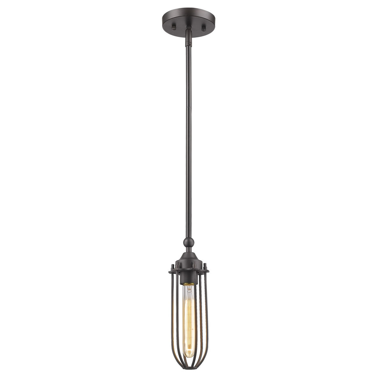 Modern Bronze Mini Pendant Hanging Light By Homeroots | Pendant Lamps | Modishstore