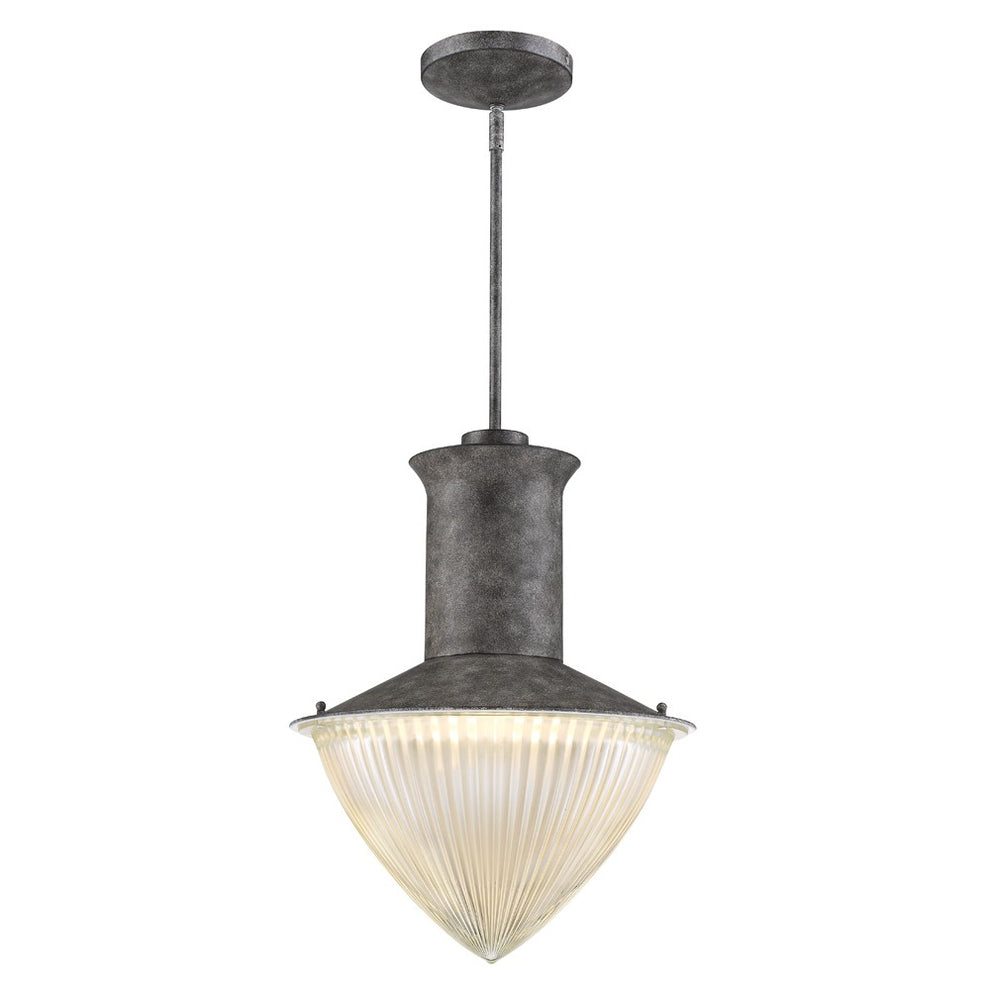 Skylar 1-Light Ash Pendant With Halophane Glass Shade By Homeroots | Pendant Lamps | Modishstore - 2