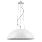 Layla 1-Light White Bowl Pendant By Homeroots | Pendant Lamps | Modishstore - 2