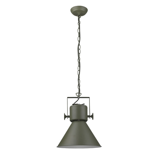 Crew 1-Light Green Pendant By Homeroots | Pendant Lamps | Modishstore