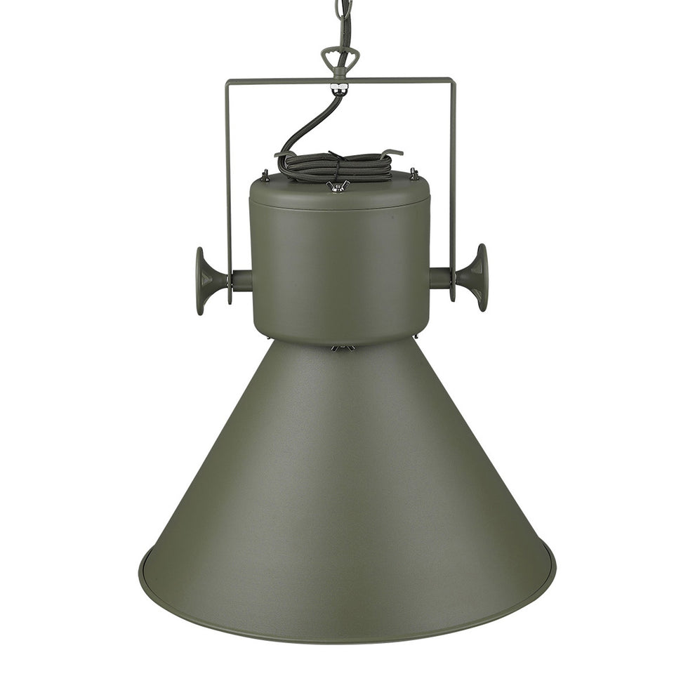 Crew 1-Light Green Pendant By Homeroots | Pendant Lamps | Modishstore - 4