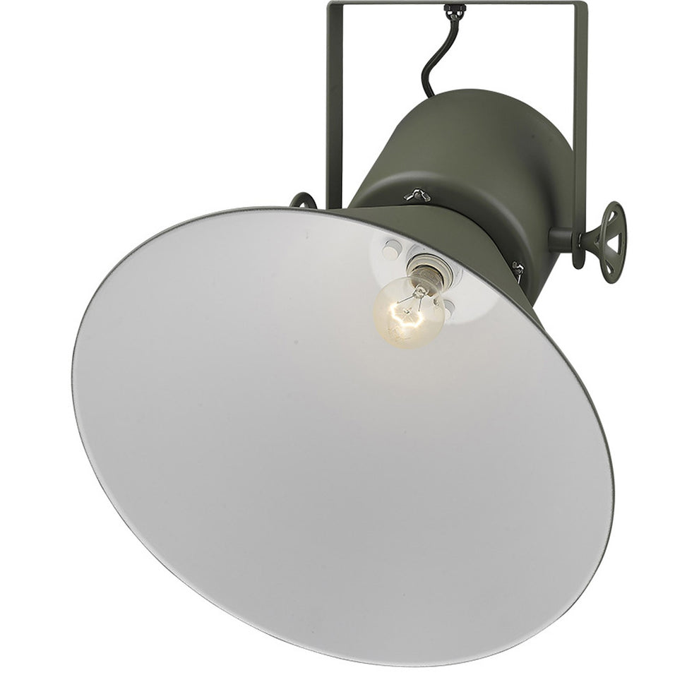 Crew 1-Light Green Pendant By Homeroots | Pendant Lamps | Modishstore - 5