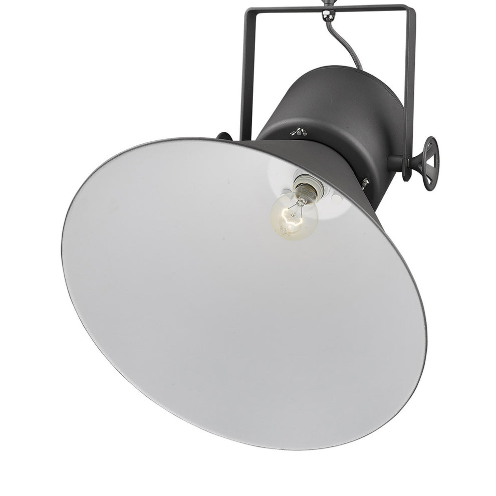 Crew 1-Light Gray Pendant By Homeroots | Pendant Lamps | Modishstore - 5
