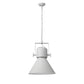 Crew 1-Light White Pendant By Homeroots | Pendant Lamps | Modishstore