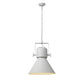 Crew 1-Light White Pendant By Homeroots | Pendant Lamps | Modishstore - 3