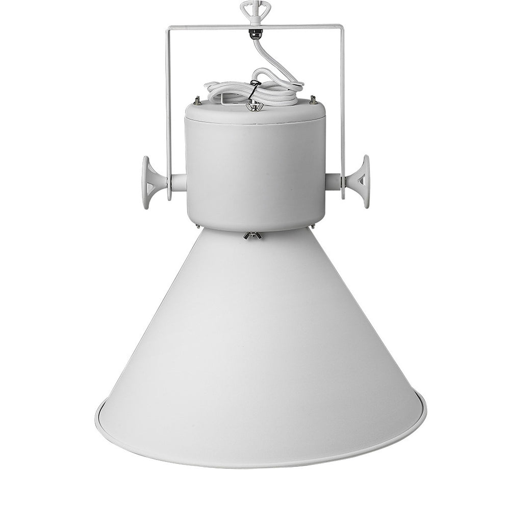 Crew 1-Light White Pendant By Homeroots | Pendant Lamps | Modishstore - 4