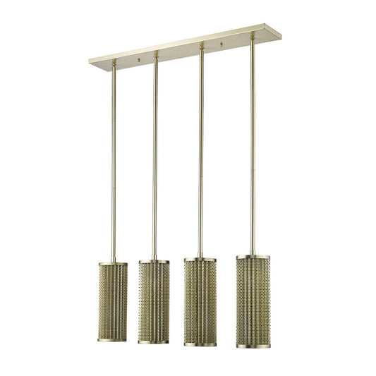 Basetti 4-Light Gold Pendant By Homeroots | Pendant Lamps | Modishstore