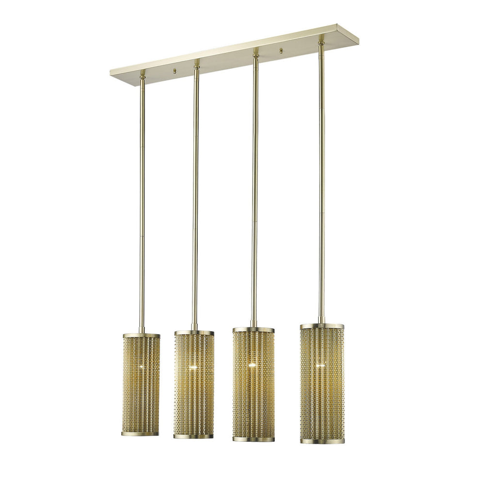 Basetti 4-Light Gold Pendant By Homeroots | Pendant Lamps | Modishstore - 2