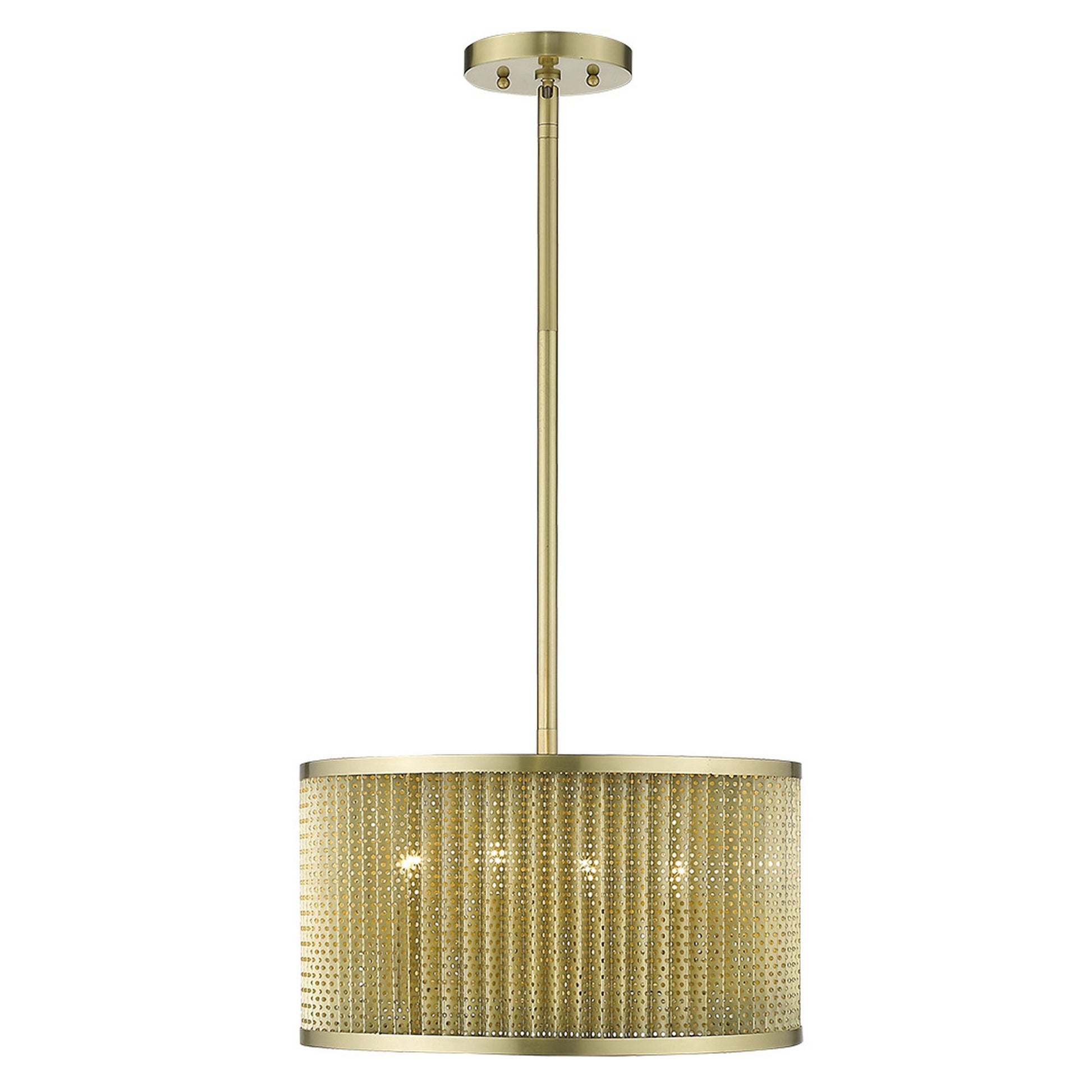 Basetti 4-Light Gold Convertible Pendant By Homeroots | Pendant Lamps | Modishstore - 4
