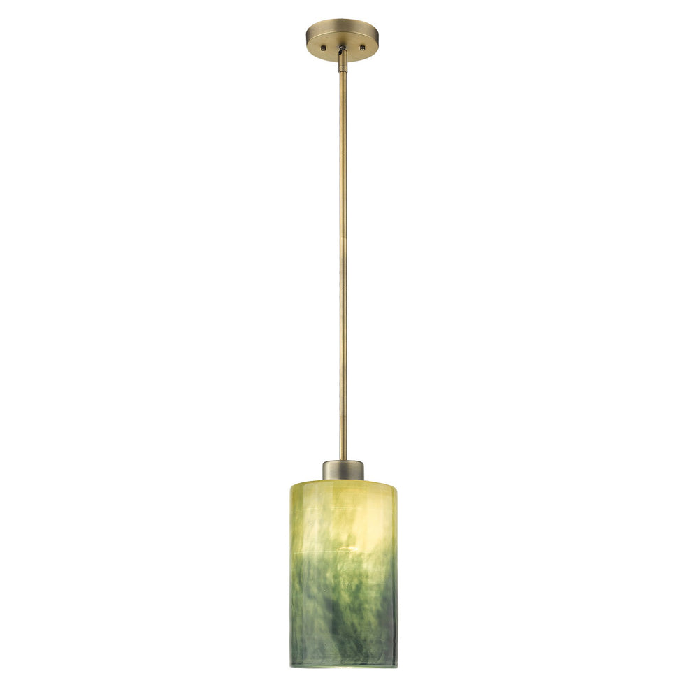 Monet 1-Light Brass Pendant By Homeroots | Pendant Lamps | Modishstore - 2