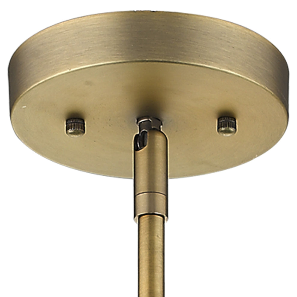 Monet 1-Light Brass Pendant By Homeroots | Pendant Lamps | Modishstore - 4