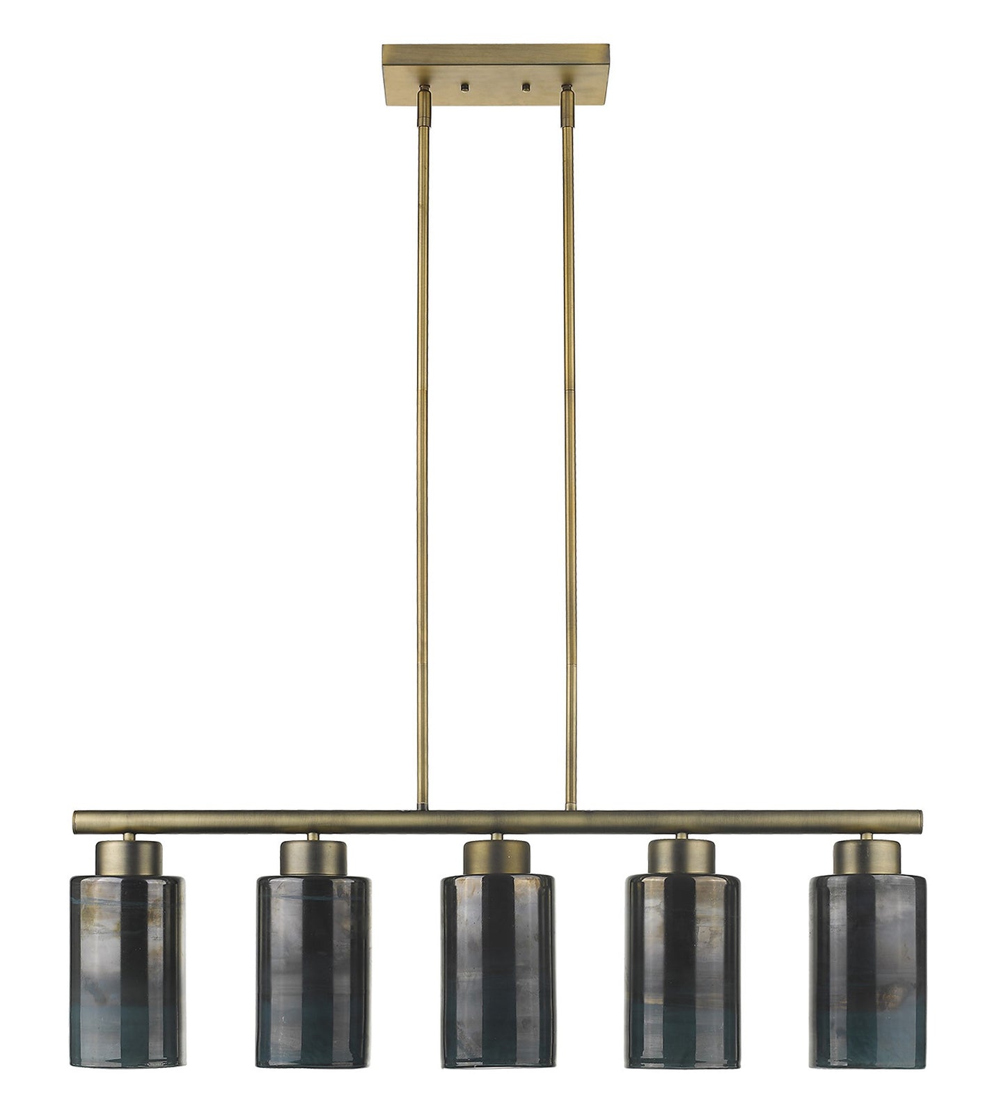 Monet 5-Light Brass Pendant By Homeroots | Pendant Lamps | Modishstore - 4