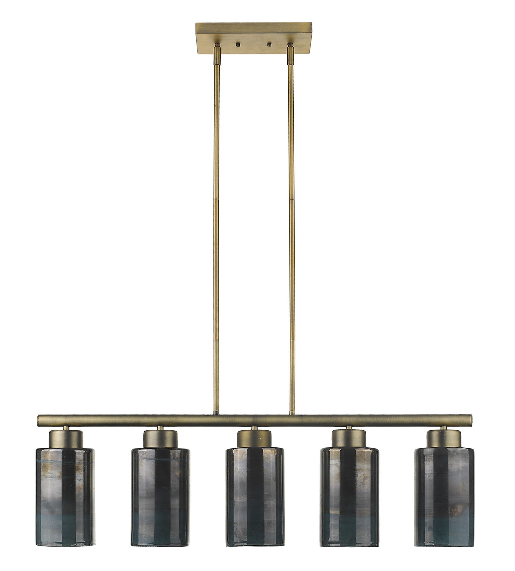 Monet 5-Light Brass Pendant By Homeroots | Pendant Lamps | Modishstore - 4
