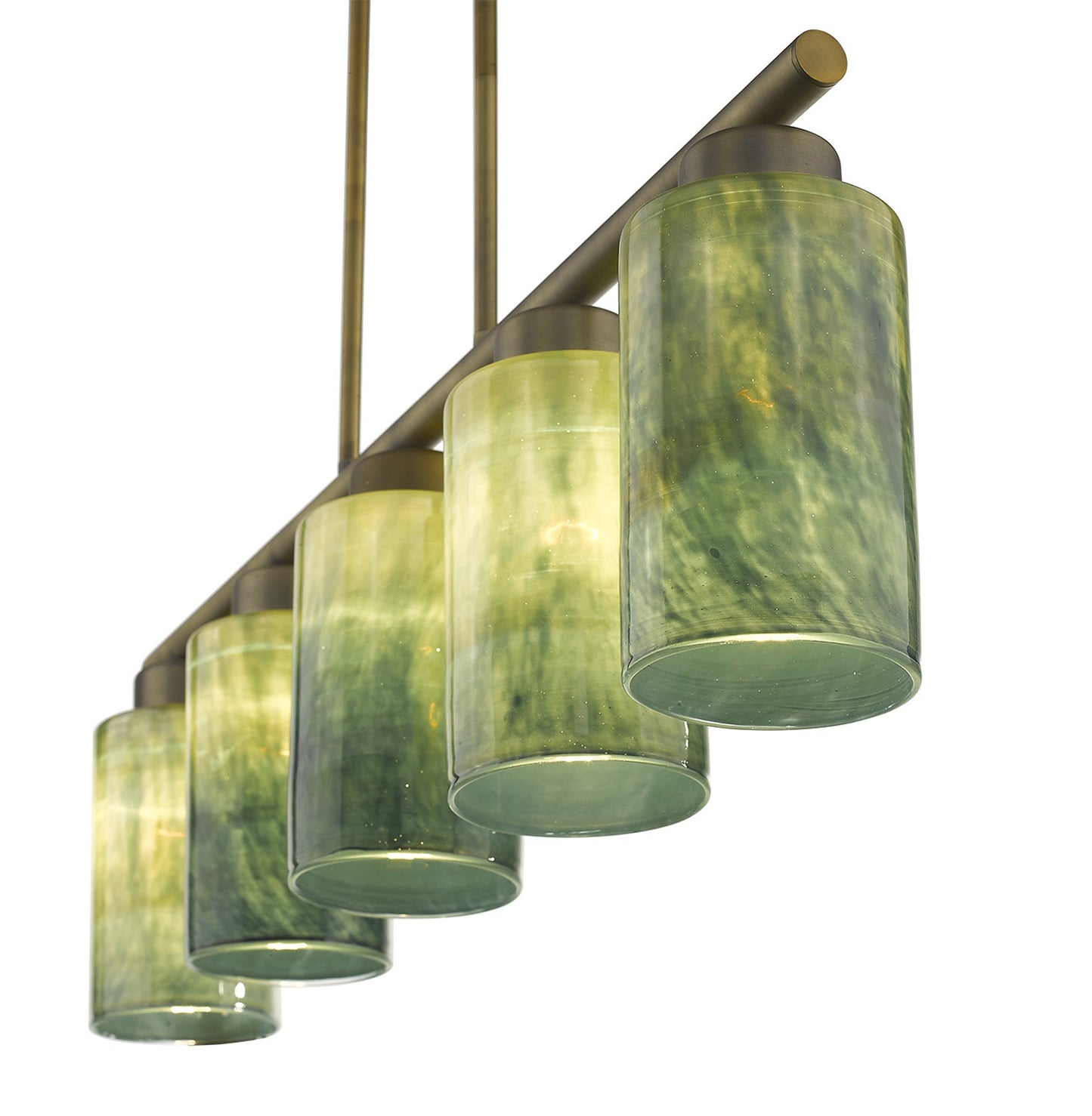 Monet 5-Light Brass Pendant By Homeroots | Pendant Lamps | Modishstore - 5