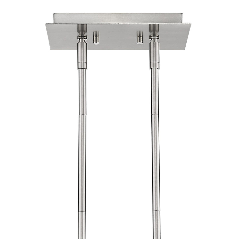 Garner 4-Light Satin Nickel Island Pendant By Homeroots | Pendant Lamps | Modishstore - 8