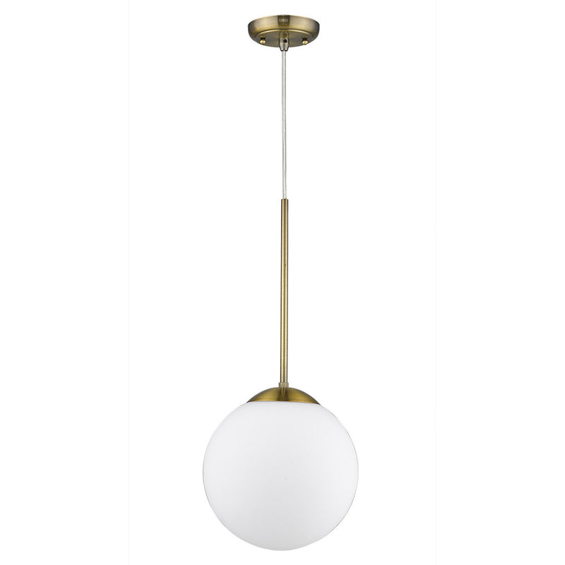 Solea 1-Light Antique Brass Pendant By Homeroots | Pendant Lamps | Modishstore
