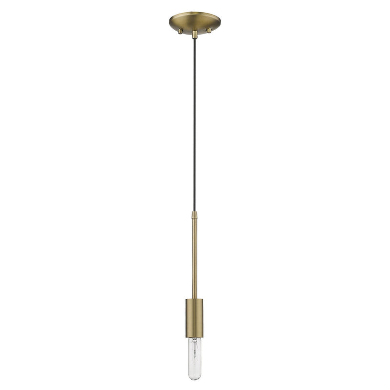 Dull Gold Mini Pendant Hanging Light By Homeroots | Pendant Lamps | Modishstore