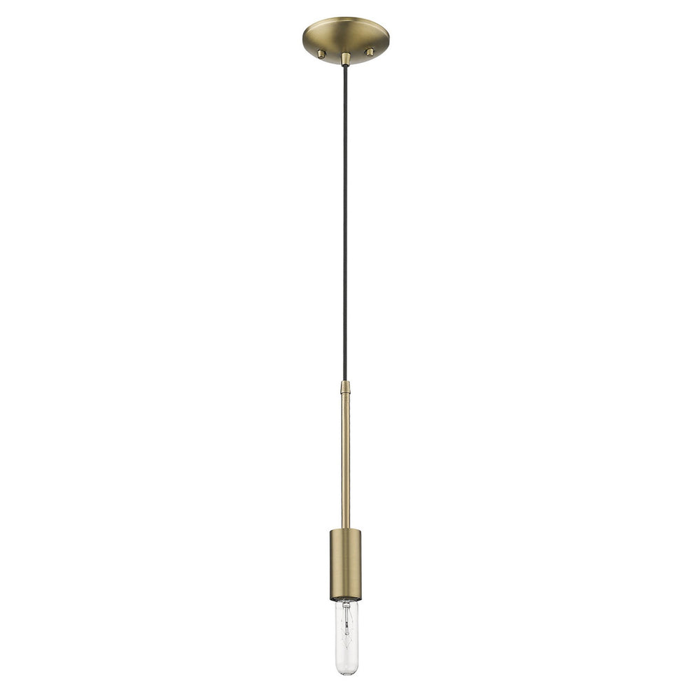 Dull Gold Mini Pendant Hanging Light By Homeroots | Pendant Lamps | Modishstore - 3