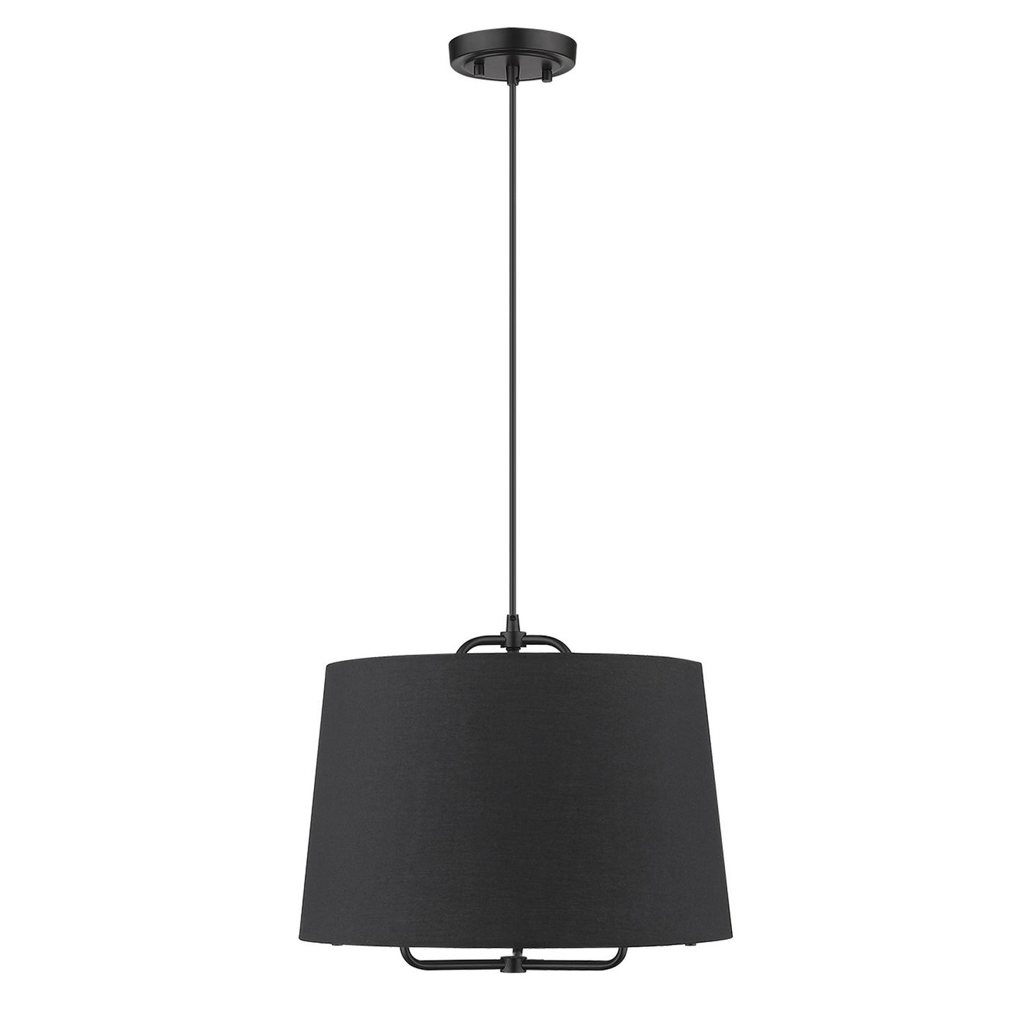 Lamia 1-Light Matte Black Mini Pendant By Homeroots | Pendant Lamps | Modishstore