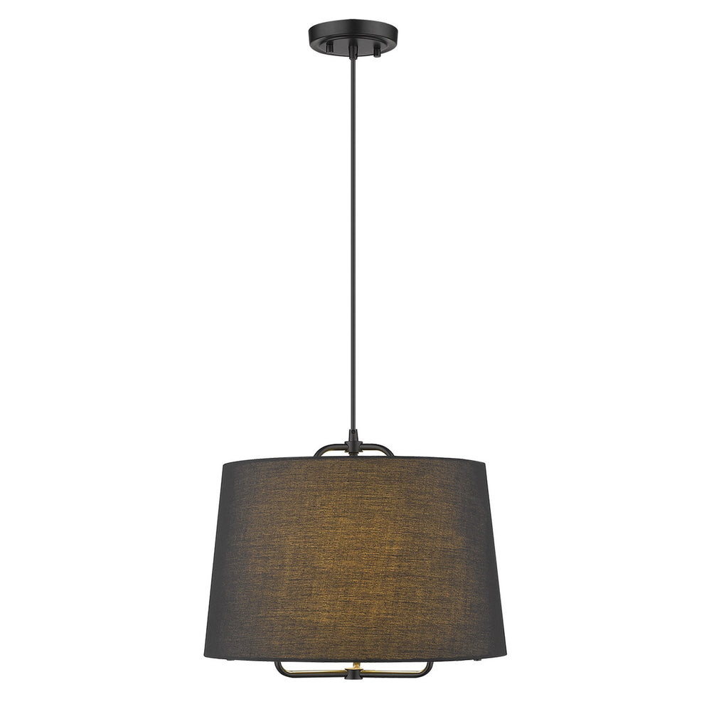 Lamia 1-Light Matte Black Mini Pendant By Homeroots | Pendant Lamps | Modishstore - 2