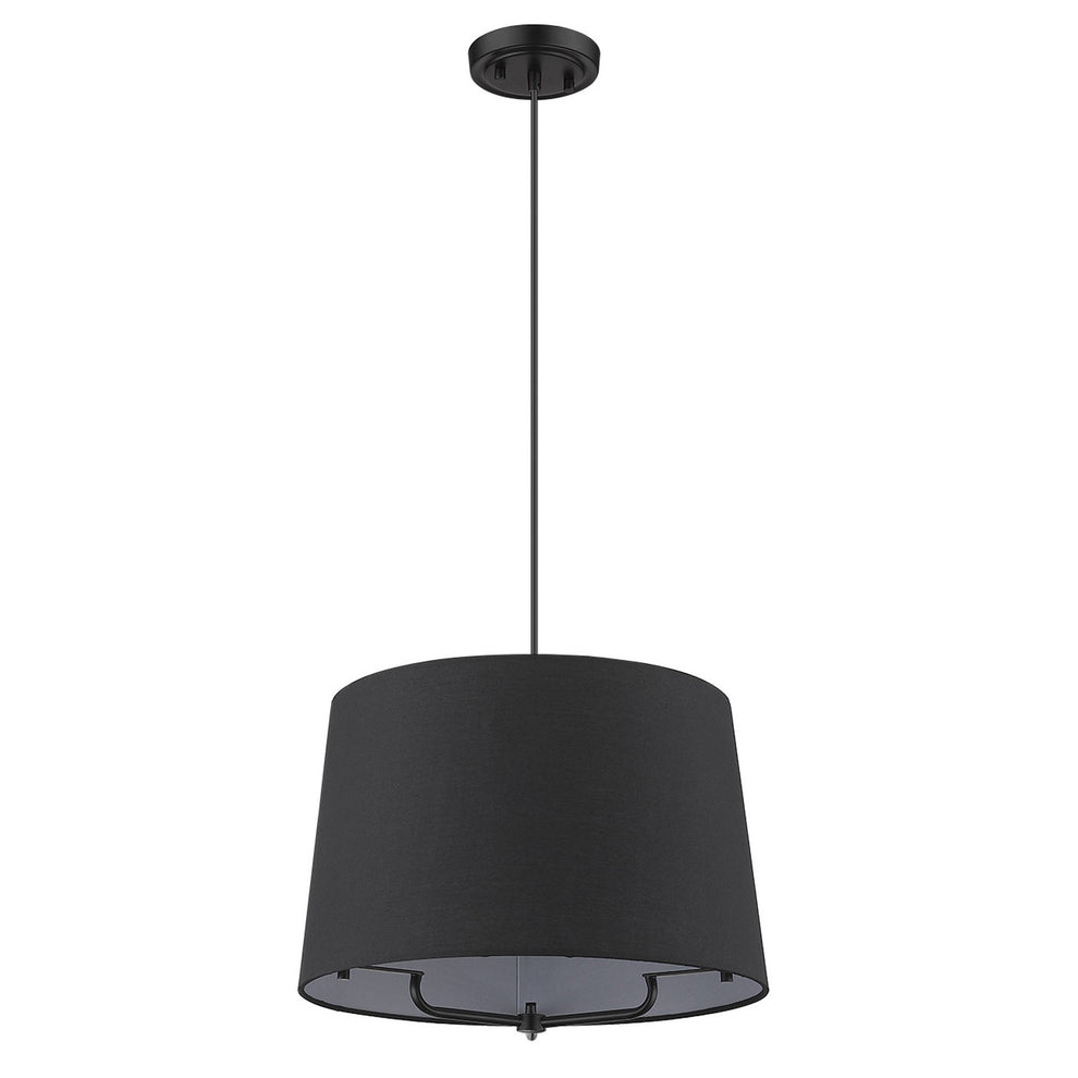 Lamia 1-Light Matte Black Mini Pendant By Homeroots | Pendant Lamps | Modishstore - 4