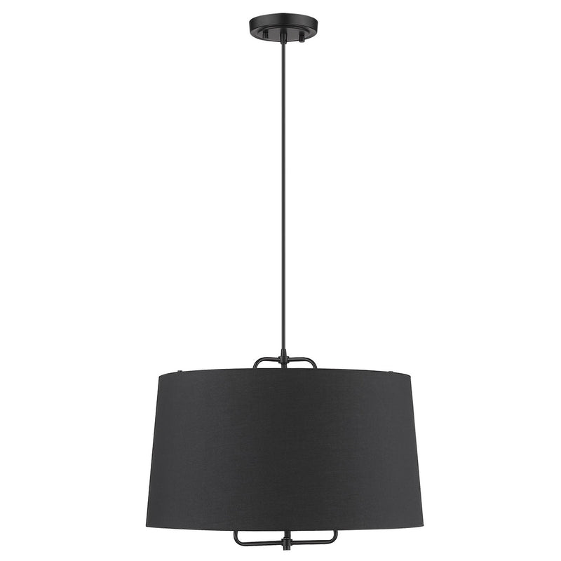 Lamia 3-Light Matte Black Mini Pendant By Homeroots | Pendant Lamps | Modishstore