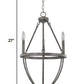 Harlow 3-Light Ash Chandelier By Homeroots | Chandeliers | Modishstore - 5
