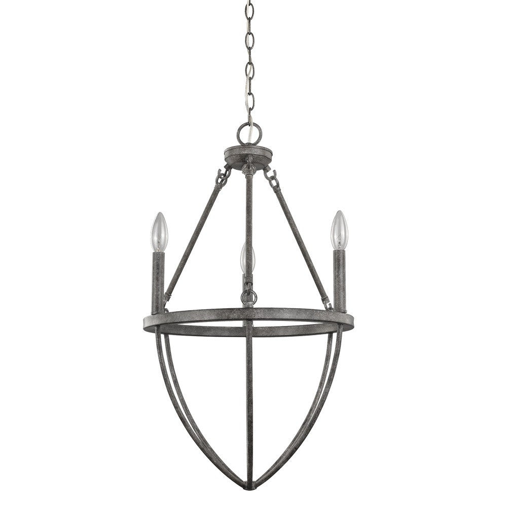 Harlow 3-Light Ash Chandelier By Homeroots | Chandeliers | Modishstore - 2