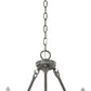 Harlow 3-Light Ash Chandelier By Homeroots | Chandeliers | Modishstore - 3