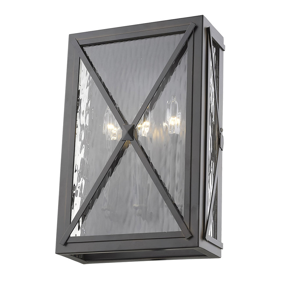 Brooklyn 3-Light Oil-Rubbed Bronze ADA Certified Wall Light By Homeroots | Wall Lamps | Modishstore - 2
