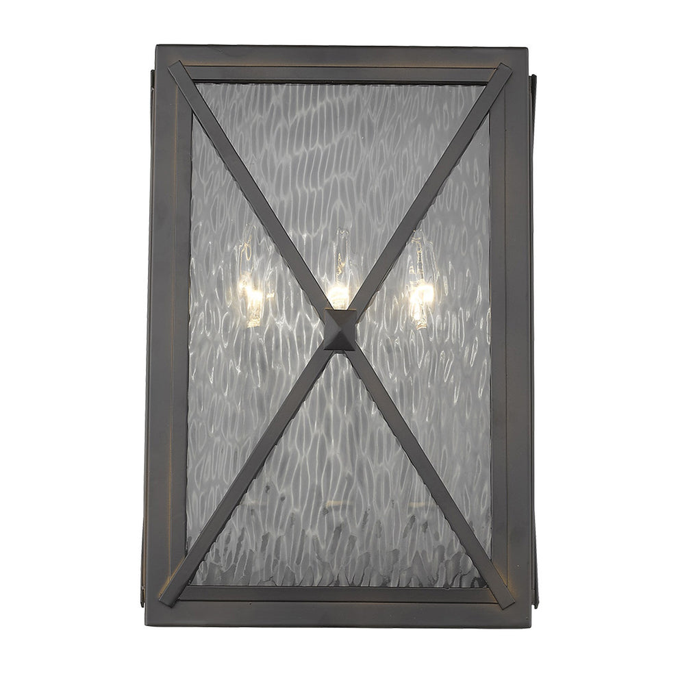 Brooklyn 3-Light Oil-Rubbed Bronze ADA Certified Wall Light By Homeroots | Wall Lamps | Modishstore - 4
