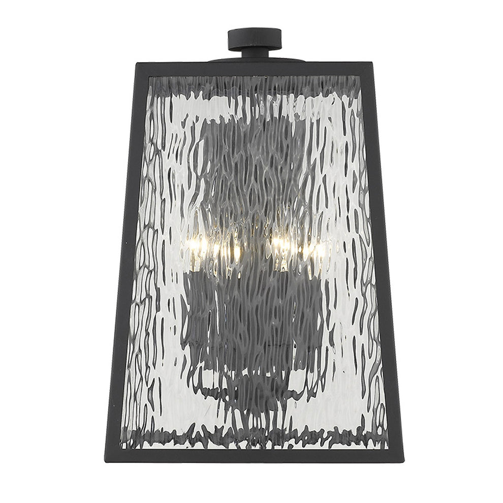 Hirche 4-Light Matte Black Wall Light By Homeroots | Wall Lamps | Modishstore - 4