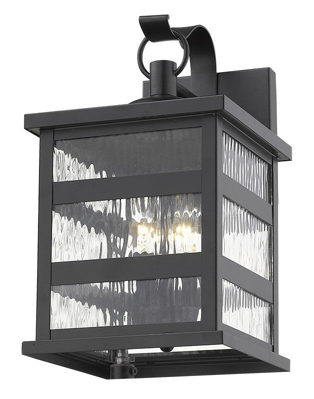 Morris 3-Light Matte Black Wall Light By Homeroots | Wall Lamps | Modishstore - 3