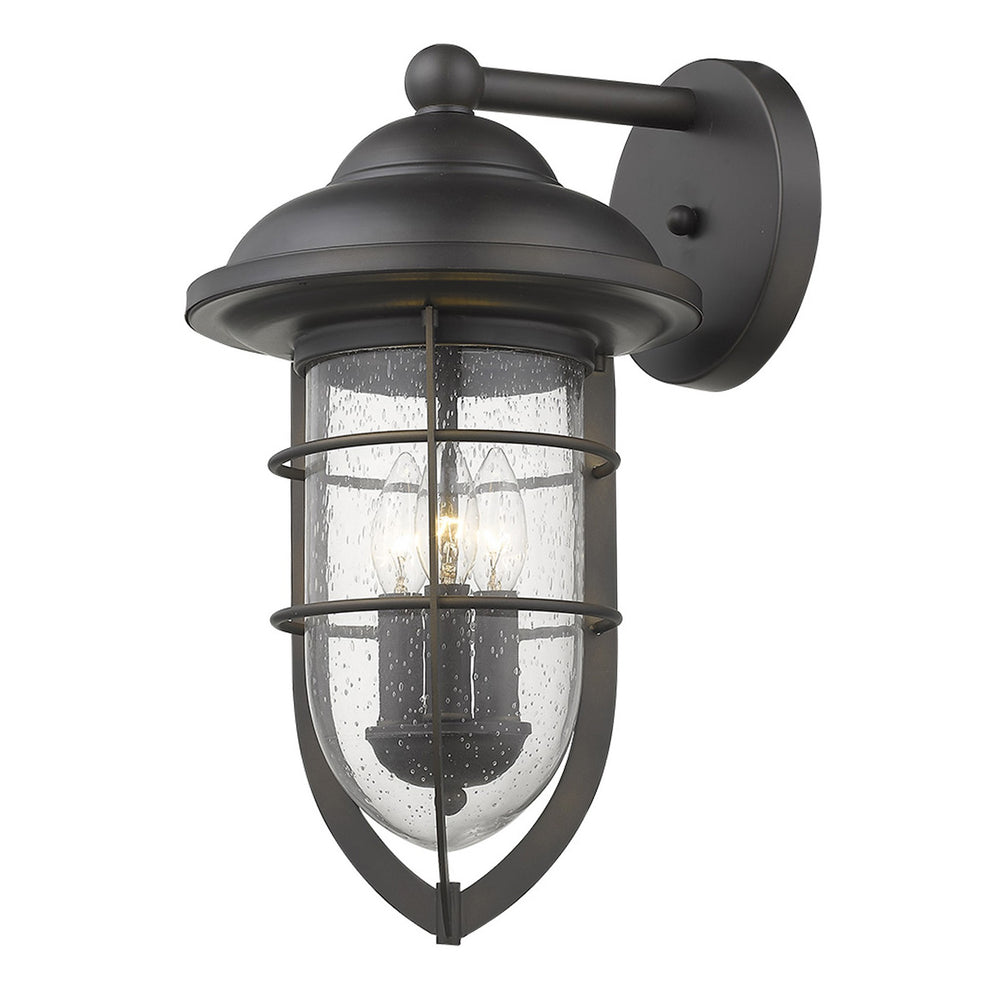 Dylan 3-Light Oil-Rubbed Bronze Wall Light By Homeroots | Wall Lamps | Modishstore - 2