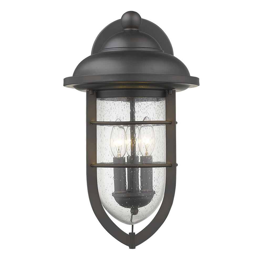 Dylan 3-Light Oil-Rubbed Bronze Wall Light By Homeroots | Wall Lamps | Modishstore - 4