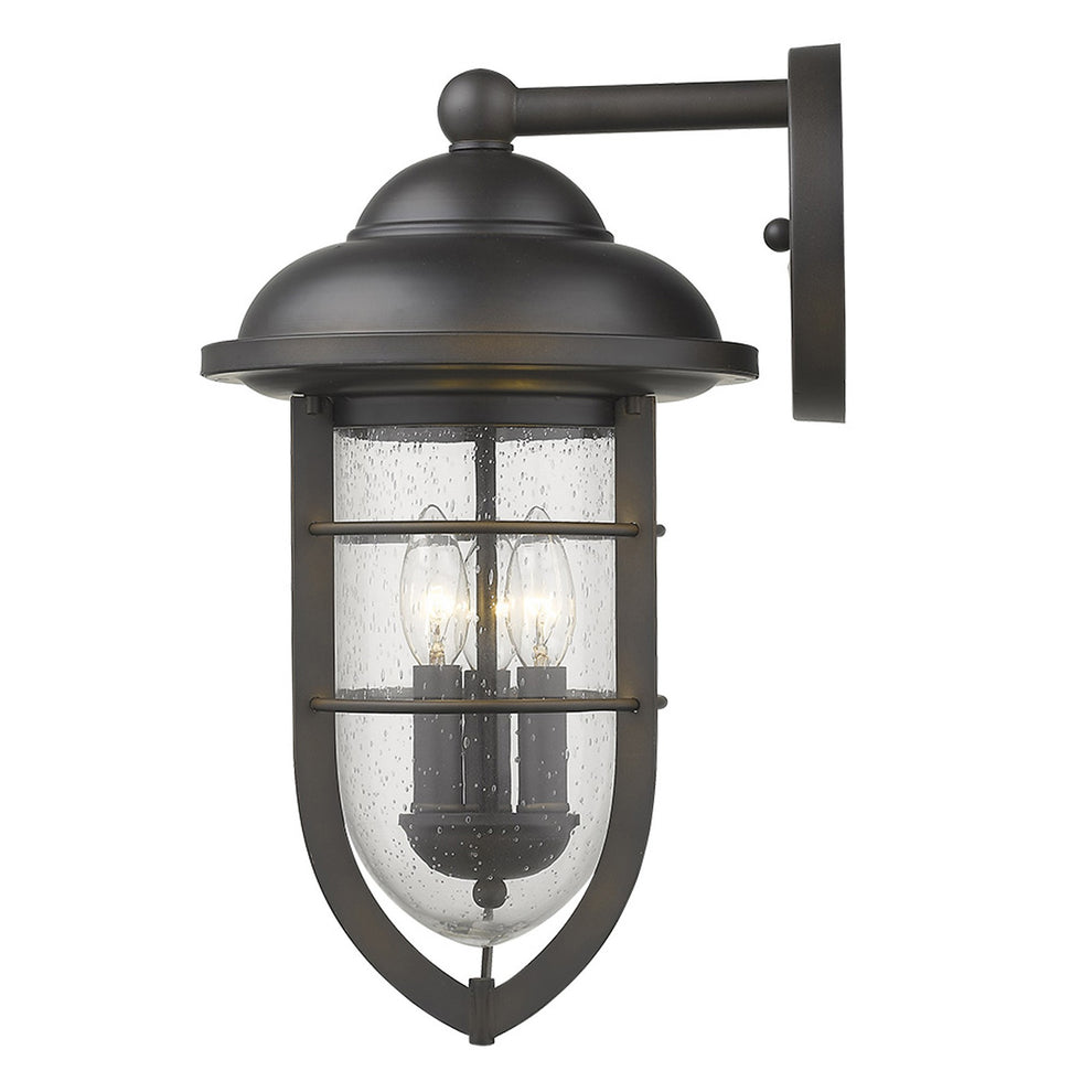Dylan 3-Light Oil-Rubbed Bronze Wall Light By Homeroots | Wall Lamps | Modishstore - 5