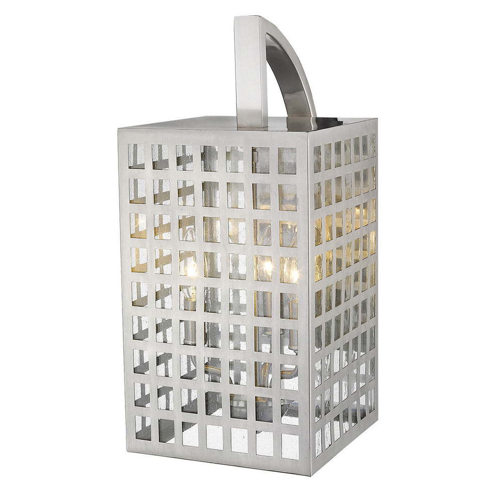 Letzel 3-Light Satin Nickel Wall Light By Homeroots | Wall Lamps | Modishstore - 5
