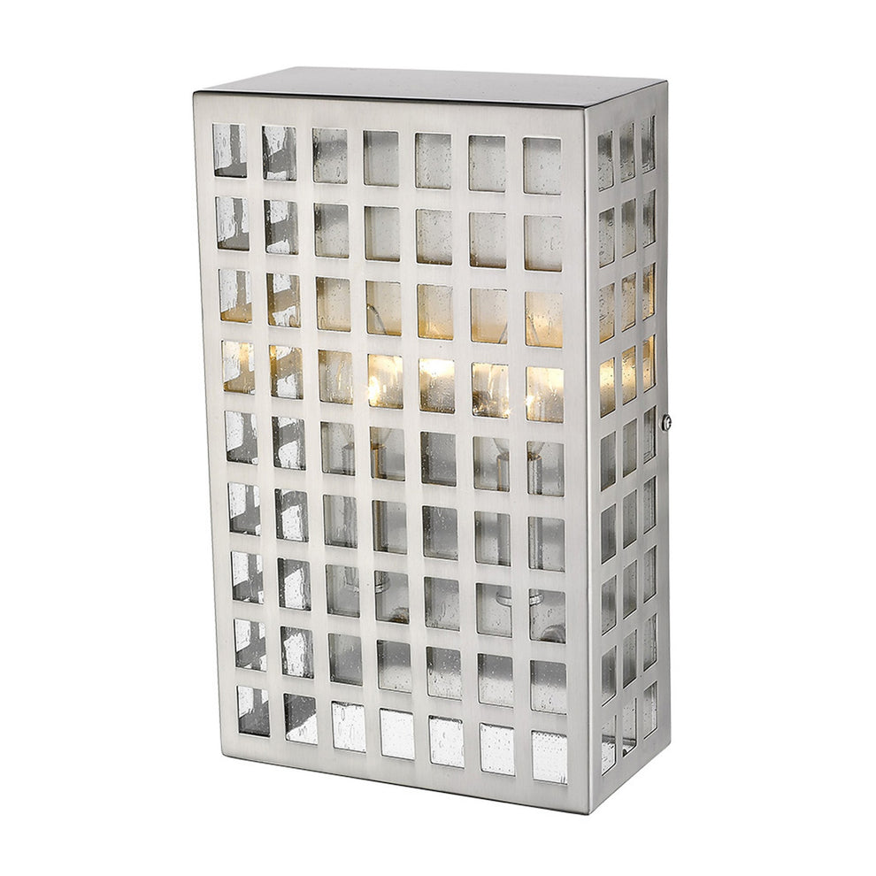 Letzel 2-Light Satin Nickel ADA Wall Sconce By Homeroots | Sconces | Modishstore - 5