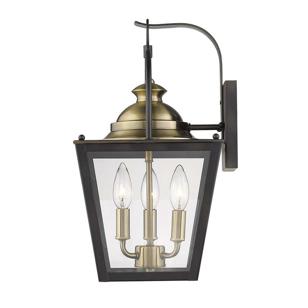 Savannah 3-Light Oil-Rubbed Bronze Wall Light By Homeroots | Wall Lamps | Modishstore - 6