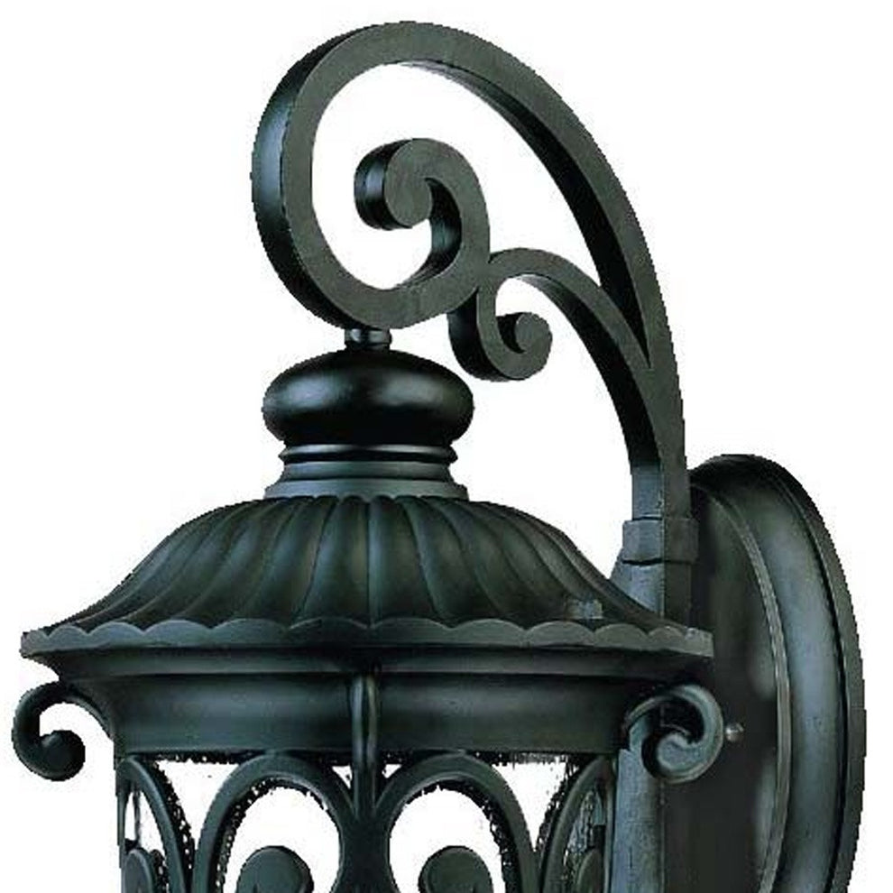 Naples 3-Light Matte Black Wall Light By Homeroots | Wall Lamps | Modishstore - 2