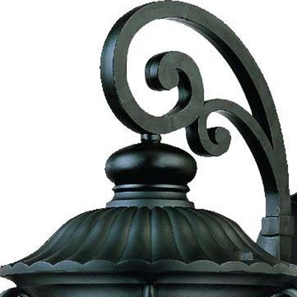 Naples 3-Light Matte Black Wall Light By Homeroots | Wall Lamps | Modishstore - 3