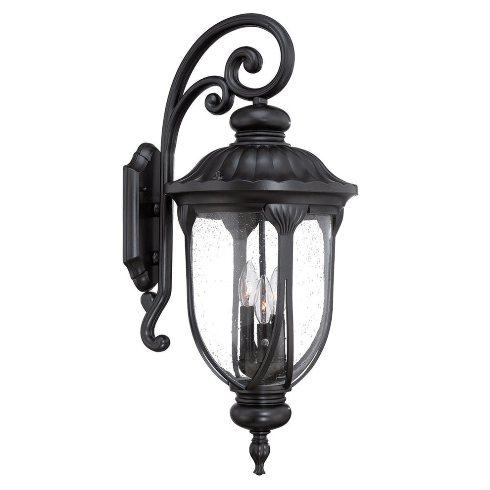 Laurens 3-Light Matte Black Wall Light By Homeroots - 398357 | Wall Lamps | Modishstore - 2